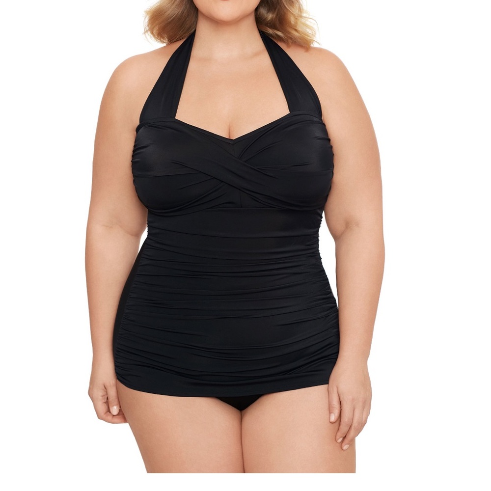 Catalina Halter Plus Swim Suit Dress